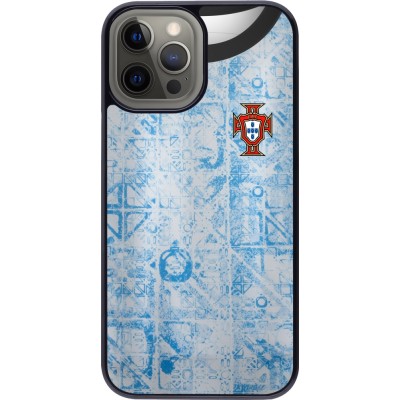Coque iPhone 12 Pro Max - Maillot de football Portugal Extérieur personnalisable