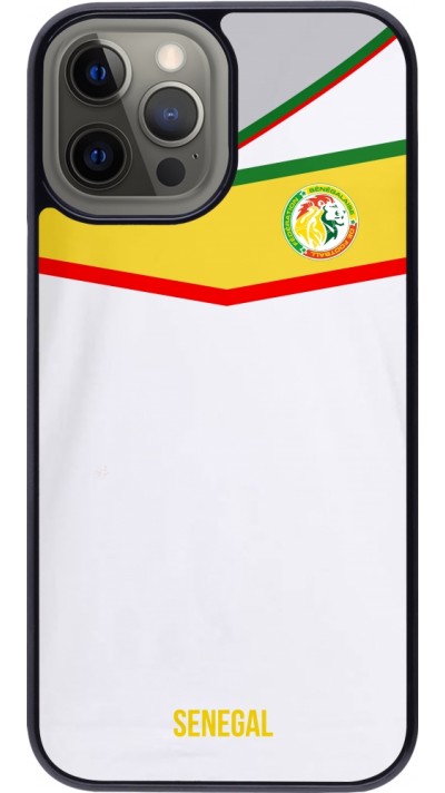 Coque iPhone 12 Pro Max - Maillot de football Senegal 2022 personnalisable