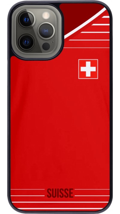 Hülle iPhone 12 Pro Max - Football shirt Switzerland 2022