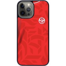iPhone 12 Pro Max Case Hülle - Tunesien 2022 personalisierbares Fussballtrikot
