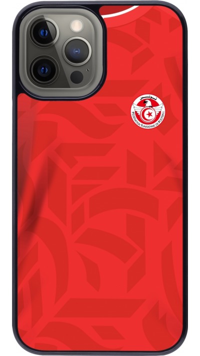 iPhone 12 Pro Max Case Hülle - Tunesien 2022 personalisierbares Fussballtrikot