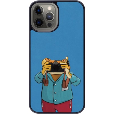 Coque iPhone 12 Pro Max - Frog with camera DTMF