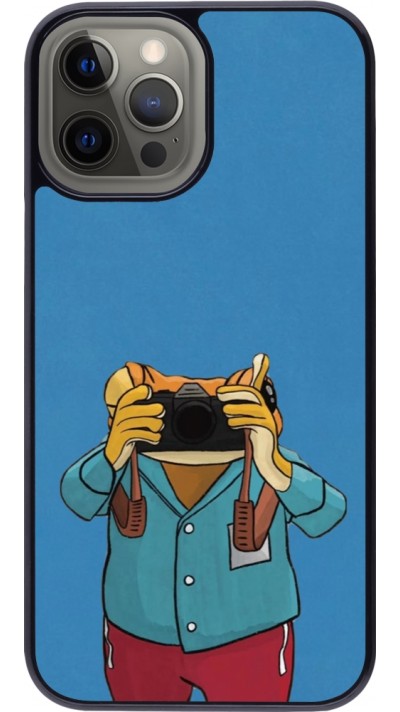 iPhone 12 Pro Max Case Hülle - Frog with camera DTMF