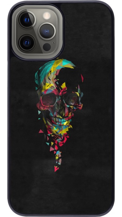 iPhone 12 Pro Max Case Hülle - Halloween 22 colored skull