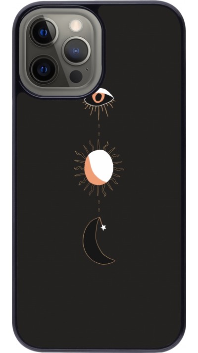 Coque iPhone 12 Pro Max - Halloween 22 eye sun moon