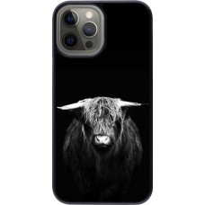 iPhone 12 Pro Max Case Hülle - Highland calf black