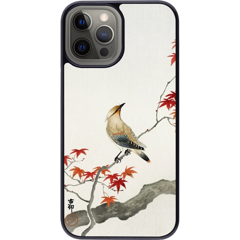 iPhone 12 Pro Max Case Hülle - Japanese Bird