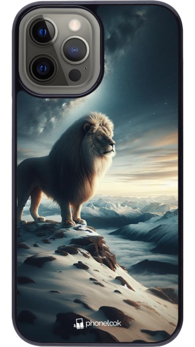 iPhone 12 Pro Max Case Hülle - Der weisse Loewe