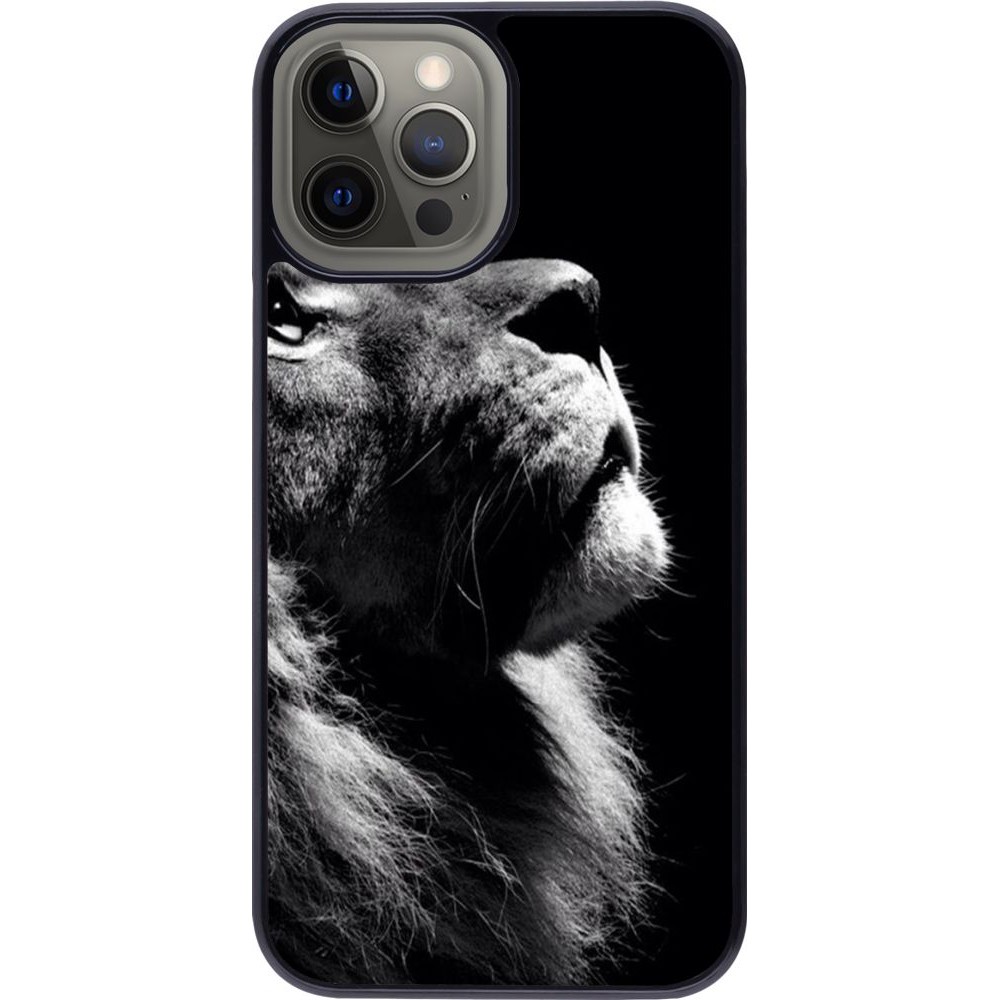 Coque iPhone 12 Pro Max - Lion looking up