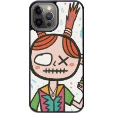 iPhone 12 Pro Max Case Hülle - Little Girl Sketch