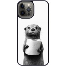 iPhone 12 Pro Max Case Hülle - Otter Toilettenpapier