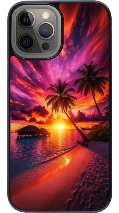 iPhone 12 Pro Max Case Hülle - Malediven Abenddämmerung Glückseligkeit