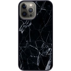 Coque iPhone 12 Pro Max - Marble Black 01