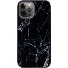 Hülle iPhone 12 Pro Max - Marble Black 01
