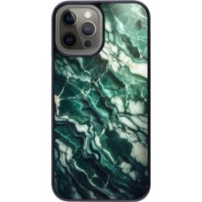 Coque iPhone 12 Pro Max - Marbre vert majestueux