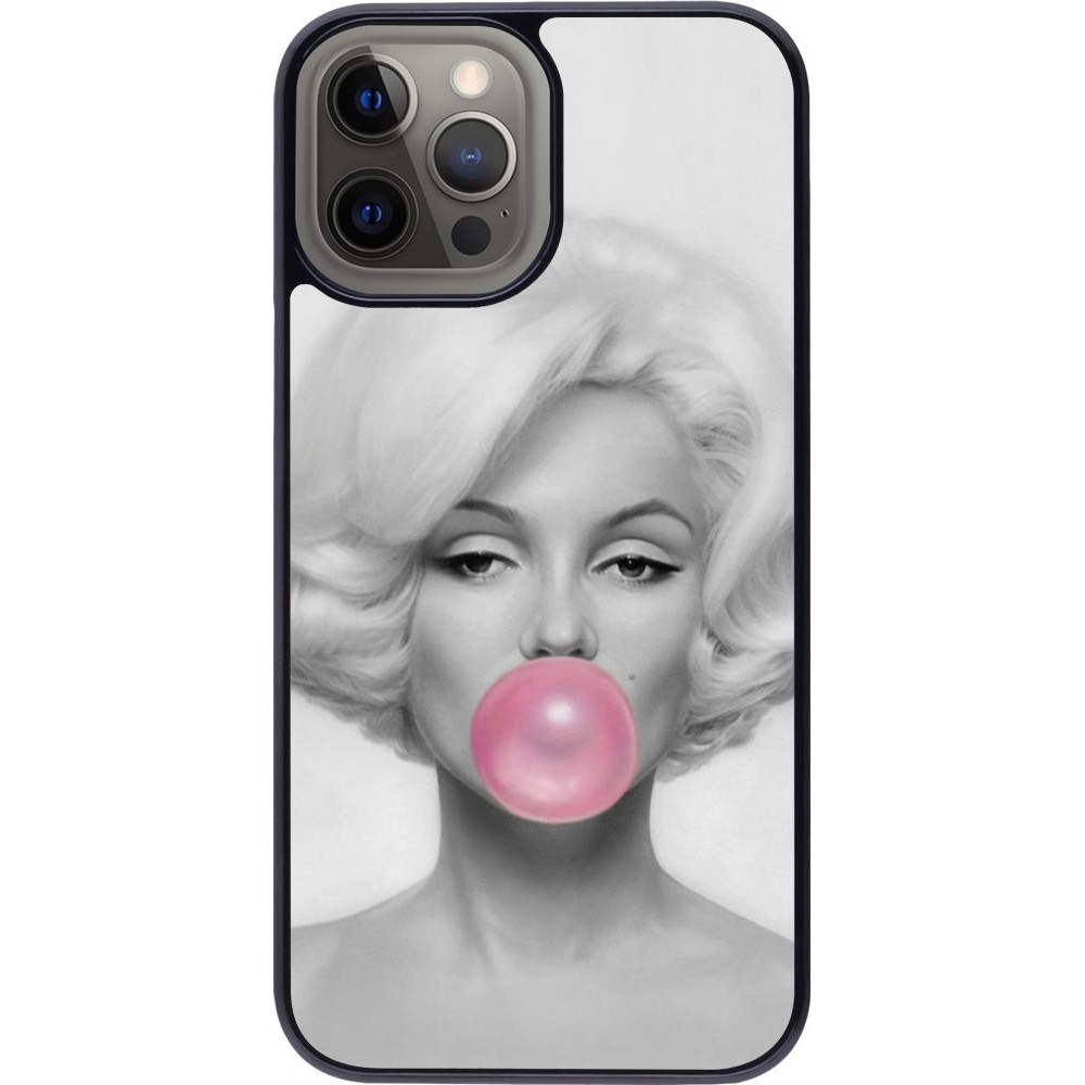 Coque iPhone 12 Pro Max - Marilyn Bubble