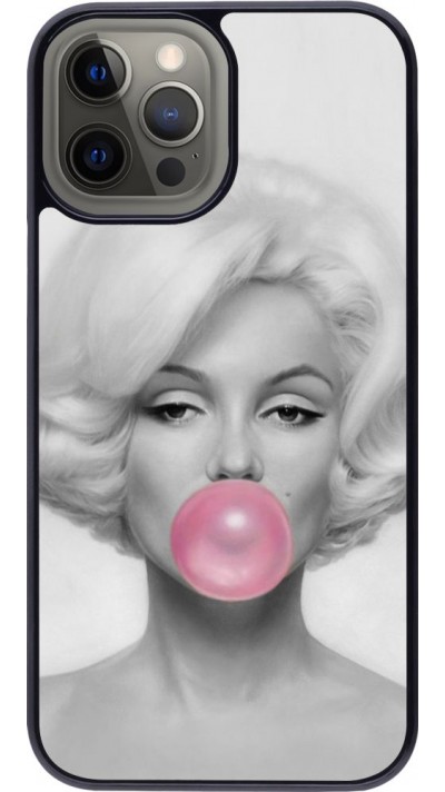 Coque iPhone 12 Pro Max - Marilyn Bubble