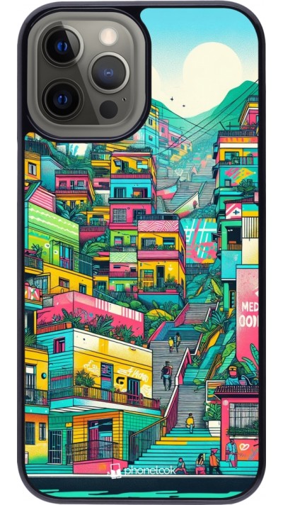 iPhone 12 Pro Max Case Hülle - Medellin Comuna 13 Kunst