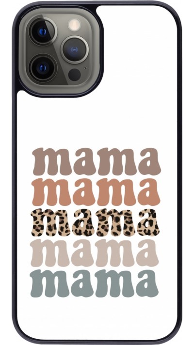 Coque iPhone 12 Pro Max - Mom 2024 Mama animal