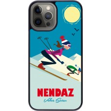 iPhone 12 Pro Max Case Hülle - Nendaz Ski Downhill