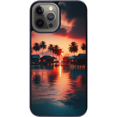 Coque iPhone 12 Pro Max - Paradis Maldives