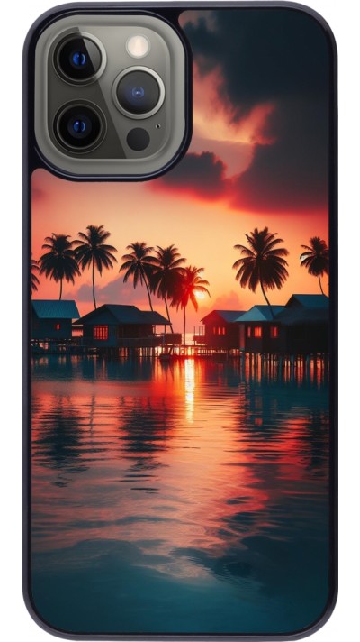 iPhone 12 Pro Max Case Hülle - Paradies Malediven