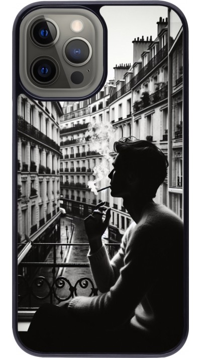 iPhone 12 Pro Max Case Hülle - Parisian Smoker
