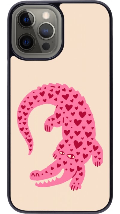 Coque iPhone 12 Pro Max - Pink crocodile 2026