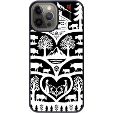 Coque iPhone 12 Pro Max - Poya Suisse 2 noir