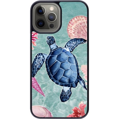 Coque iPhone 12 Pro Max - Preppy Turtle