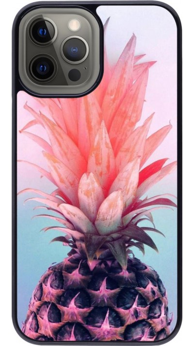 Hülle iPhone 12 Pro Max - Purple Pink Pineapple