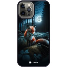 iPhone 12 Pro Max Case Hülle - Fuchs Mond Wald