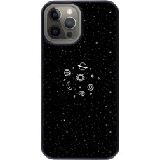 Coque iPhone 12 Pro Max - Space Doodle