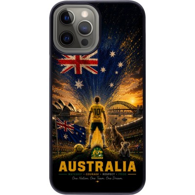 Coque iPhone 12 Pro Max - Football Australie splash 2026