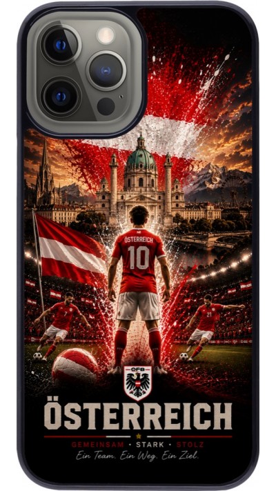 Coque iPhone 12 Pro Max - Football Autriche splash 2026