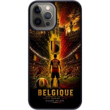 Coque iPhone 12 Pro Max - Football Belgique splash 2026