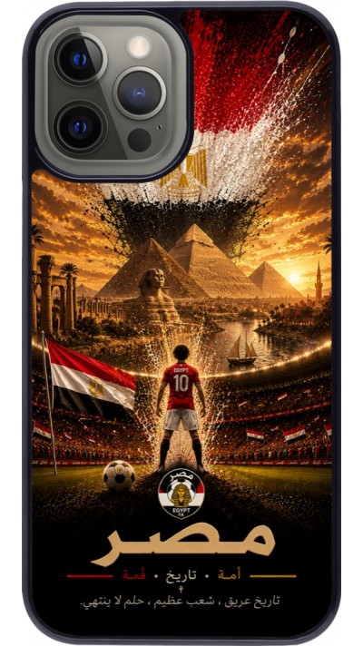 Coque iPhone 12 Pro Max - Football Égypte splash 2026