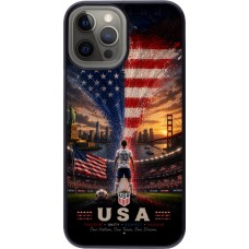 Coque iPhone 12 Pro Max - Football États-Unis splash 2026