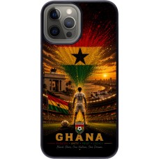 Coque iPhone 12 Pro Max - Football Ghana splash 2026