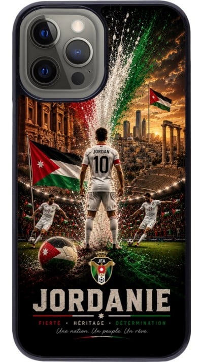 Coque iPhone 12 Pro Max - Football Jordanie splash 2026