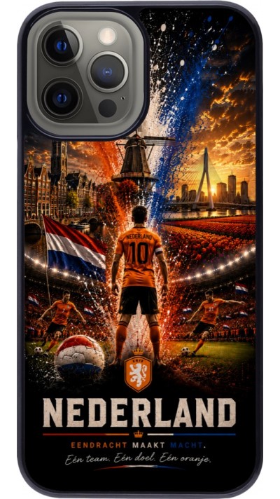 Coque iPhone 12 Pro Max - Football Pays-Bas splash 2026