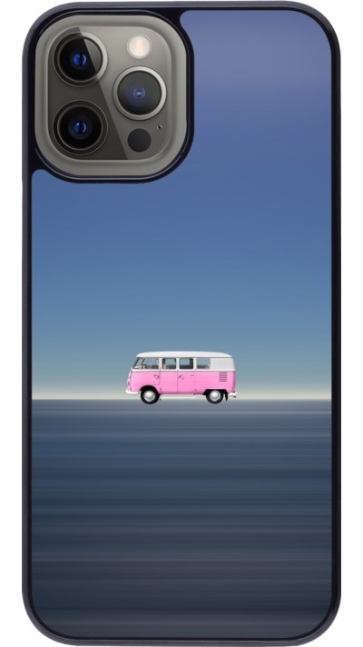 Coque iPhone 12 Pro Max - Spring 23 pink bus