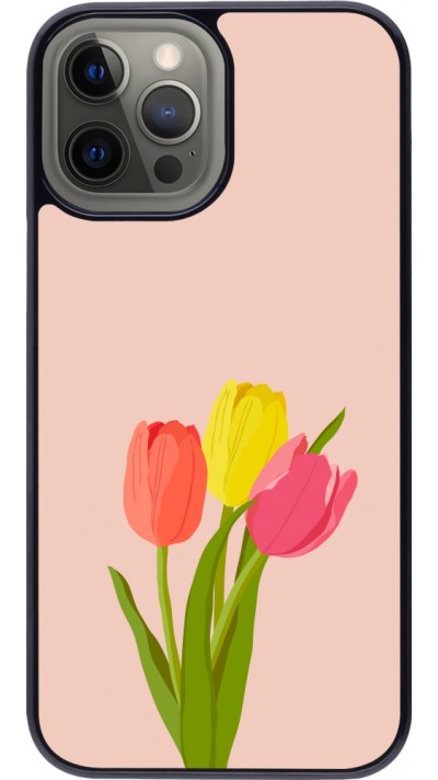 iPhone 12 Pro Max Case Hülle - Spring 23 tulip trio