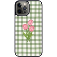 iPhone 12 Pro Max Case Hülle - Green vichy tulips Spring 2026