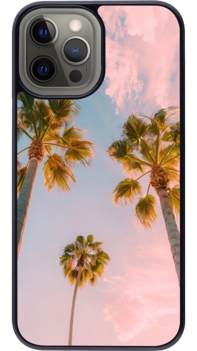 Coque iPhone 12 Pro Max - Summer 2025 Palmiers
