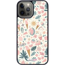 Coque iPhone 12 Pro Max - Summer Pink Pattern