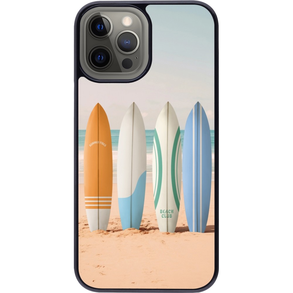 iPhone 12 Pro Max Case Hülle - Summer surfboard 2025