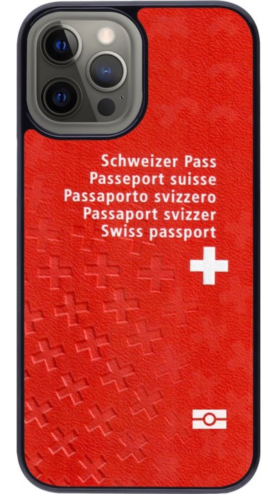 Coque iPhone 12 Pro Max - Swiss Passport