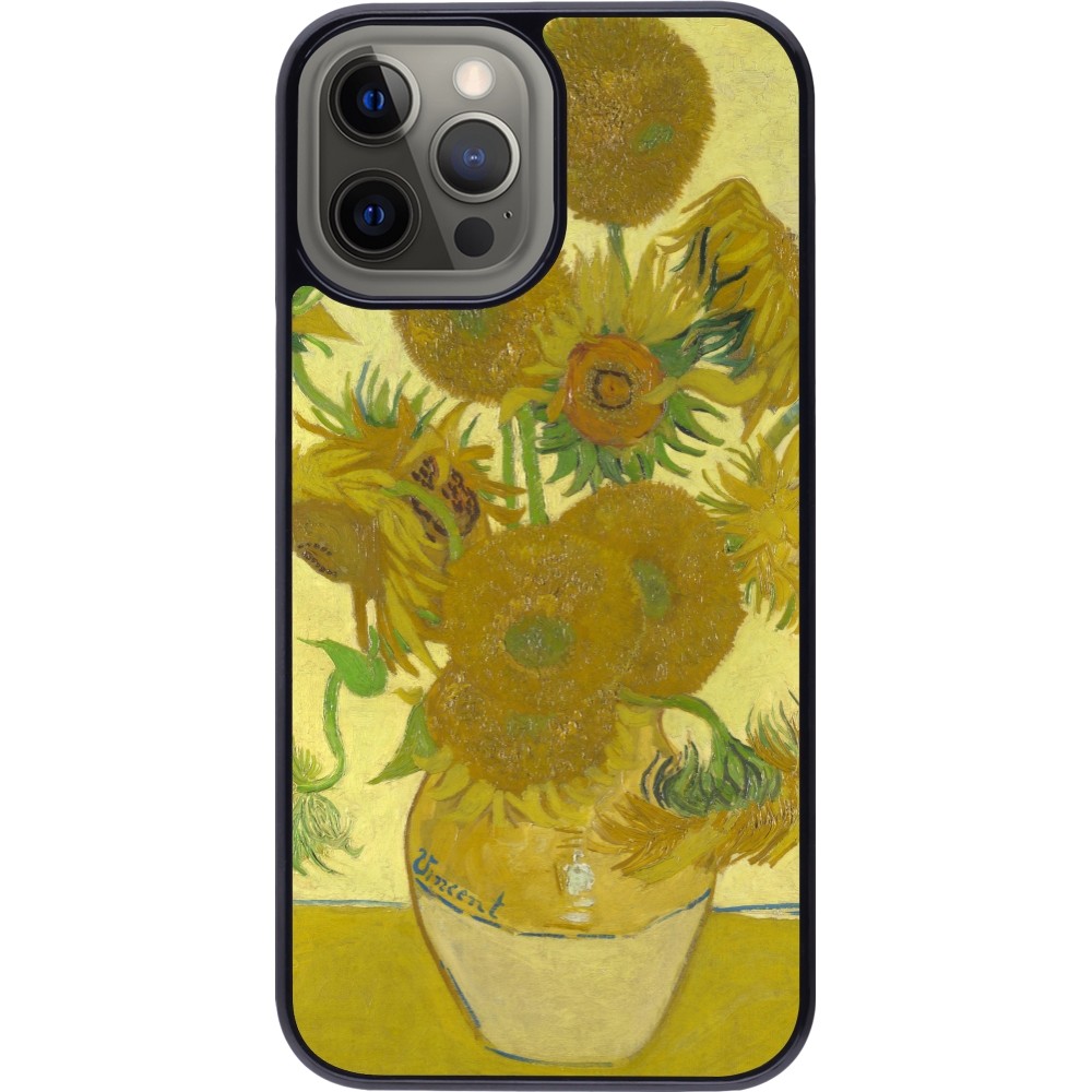 iPhone 12 Pro Max Case Hülle - Kunstbild - Sonnenblumen  - Van Gogh