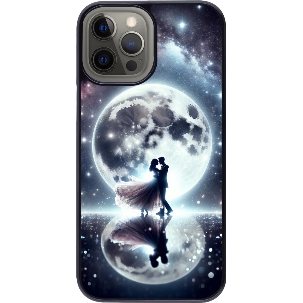 Coque iPhone 12 Pro Max - Valentine 2024 Love under the moon